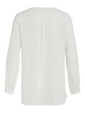 Vila HIGH LOW SPLIT NECK SHIRT, Snow White, highres - 14044253_SnowWhite_002.jpg