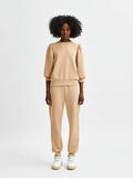 Selected MANCHES BOUFFANTES SWEAT-SHIRT, Tannin, highres - 16082379_Tannin_005.jpg