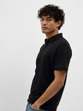Selected ZIPPER POLO SHIRT, Black, highres - 16079026_Black_008.jpg