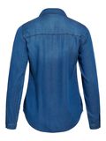VILA VIBISTA FICKA JEANSSKJORTA, Dark Blue Denim, highres - 14033008_DarkBlueDenim_604568_002.jpg