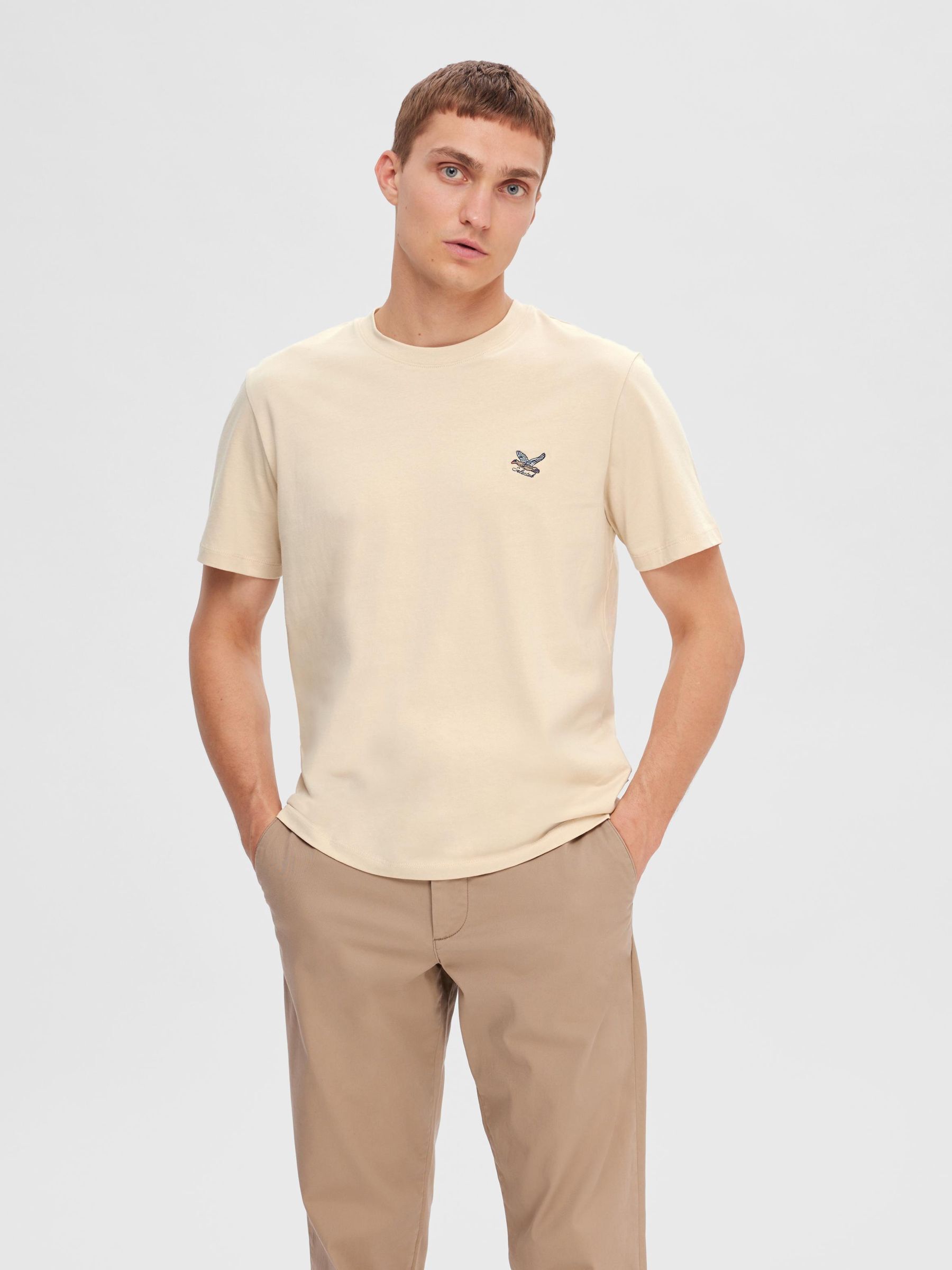 Geborduurd clearance t shirt