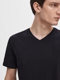 Selected V-RINGNING T-SHIRT, Black, highres - 16073458_Black_006.jpg