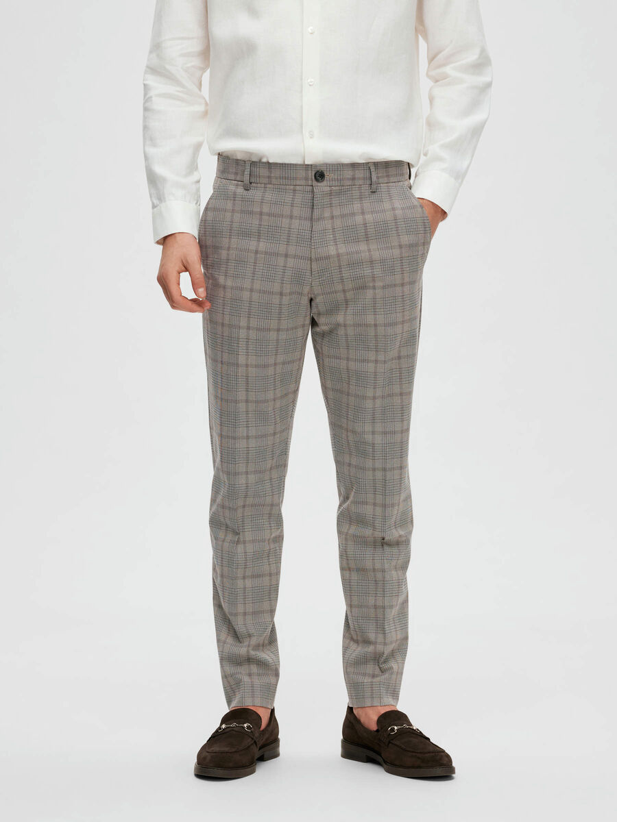 Selected CHECKED TROUSERS, Ermine, highres - 16088502_Ermine_1002703_003.jpg