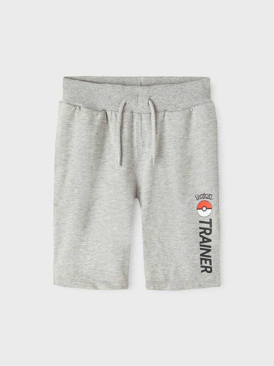 name it POKEMON LONG SWEAT SHORTS, Grey Melange, highres - 13218209_GreyMelange_003.jpg