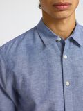 Selected LONG SLEEVED SHIRT, Medium Blue Denim, highres - 16078867_MediumBlueDenim_006.jpg
